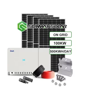 100KW 110KW 136KW 150KW On Grid Solar System