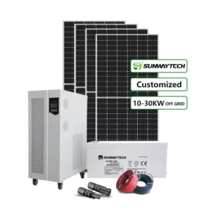 10Kw 15Kw 20Kw 25Kw 30Kw Off Grid Solar System