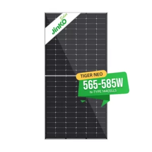 Jinko 144cells 182mm 565w 585w N Type Monocrystalline Half Cell Solar Panel